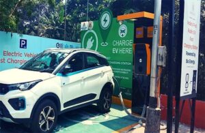 organic waste-powered charging station