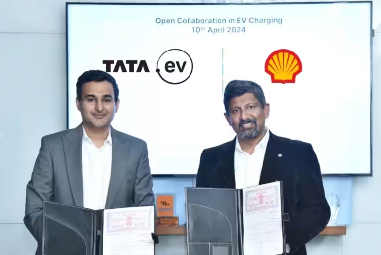 Tata Passenger Electric Mobility, Shell India Ink EV Charging MoU