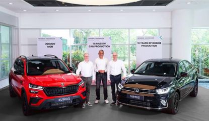Skoda Auto Volkswagen India marks milestones at Chakan facility