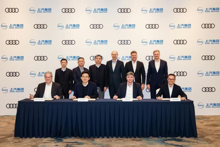 Audi & SAIC to jointly build new BEVs on a China-specific platform