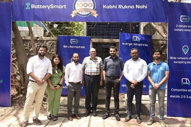 Battery Smart opens its 1000th EV battery swap station