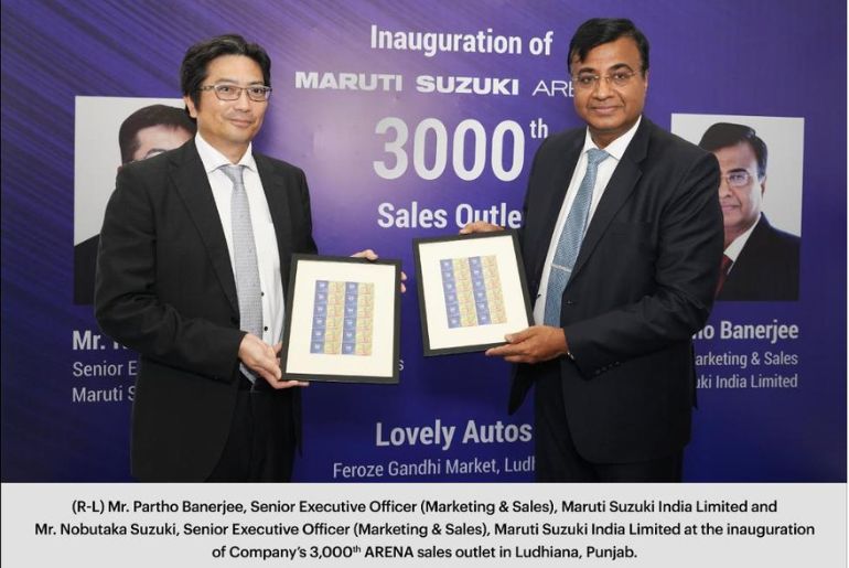 Maruti Suzuki Opens 3,000th ARENA Sales Outlet in Ludhiana