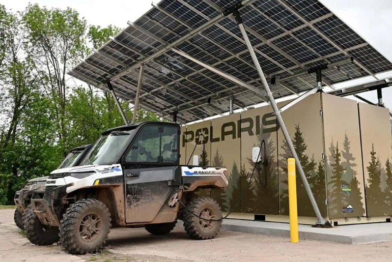 Polaris Introduces Off-Road EV Charging Network for Its UTVs