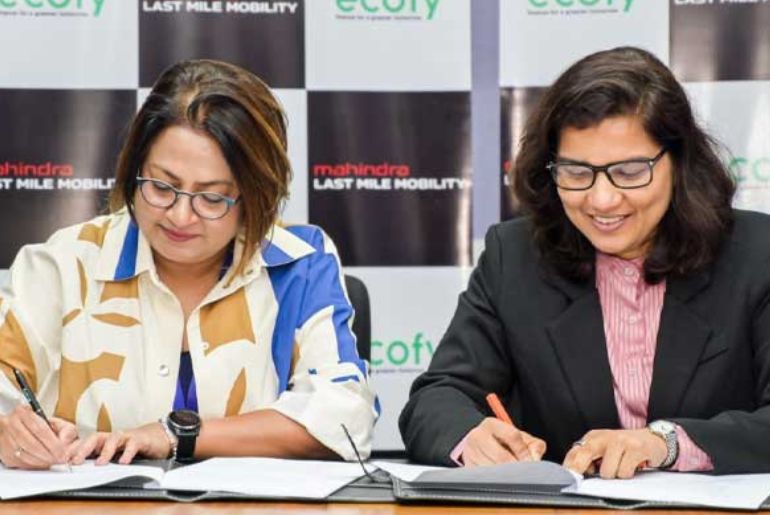 Ecofy, Mahindra Last Mile Mobility Limited partner for Sustainability