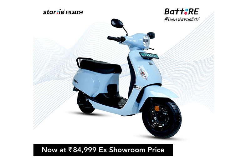 BattRE Electric Mobility launches Storie EPIC series