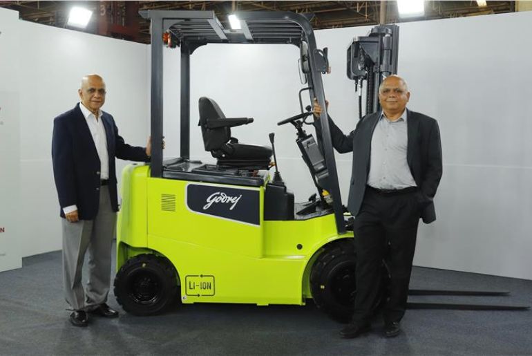 Godrej & Boyce launches India’s first Lithium-Ion powered forklift truck