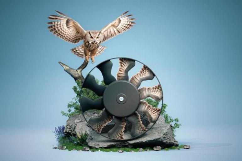 Mahle noise-reducing fan for EVs is inspired by owl wings