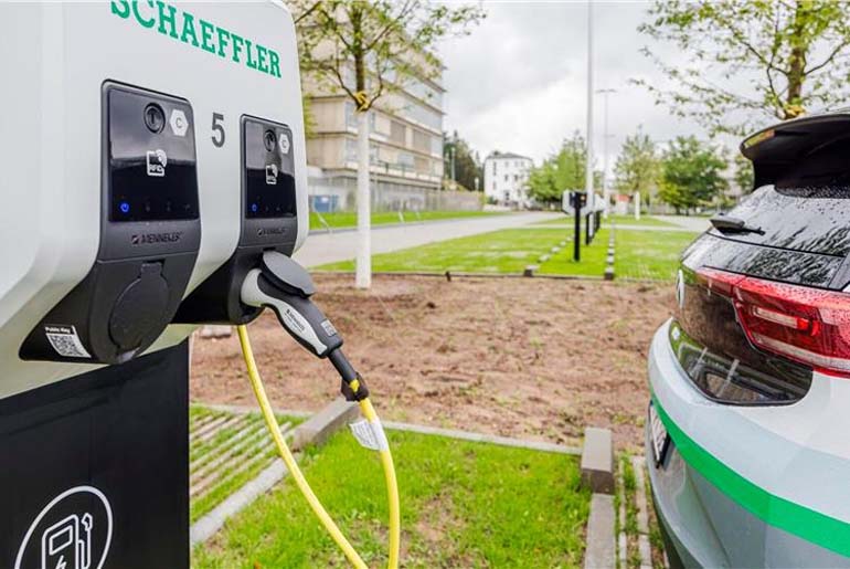 Schaeffler plans to extend its EV charging infrastructure worldwide.