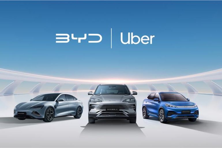 Uber and BYD sign pact for 100,000 EVs in key global markets