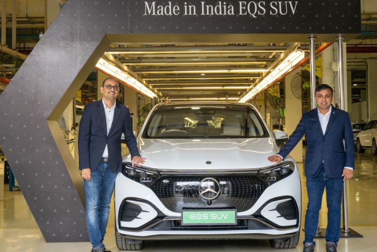 Mercedes-Benz EQS SUV Debuts at ₹1.41 Crore