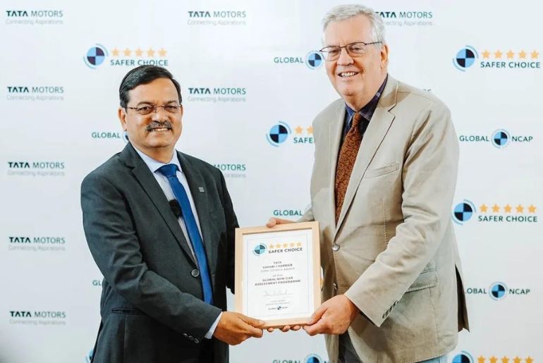 Tata Harrier, Safari Win 2024 Global NCAP Safer Choice Award