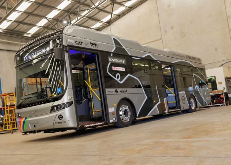 Volvo BZL Electric Bus Debuts in Perth