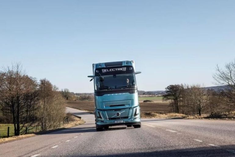 Volvo set to introduce an electric truck with a 600 km range.