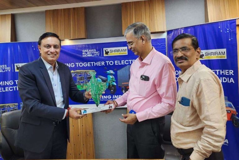 Greaves Electric Mobility Collaborates with Shriram Finance