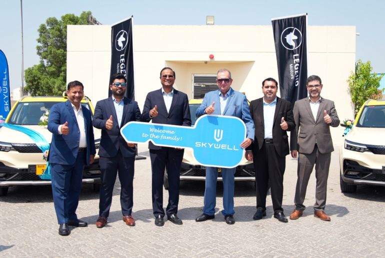 Skywell UAE, National Taxi Unite for Sustainable Transport