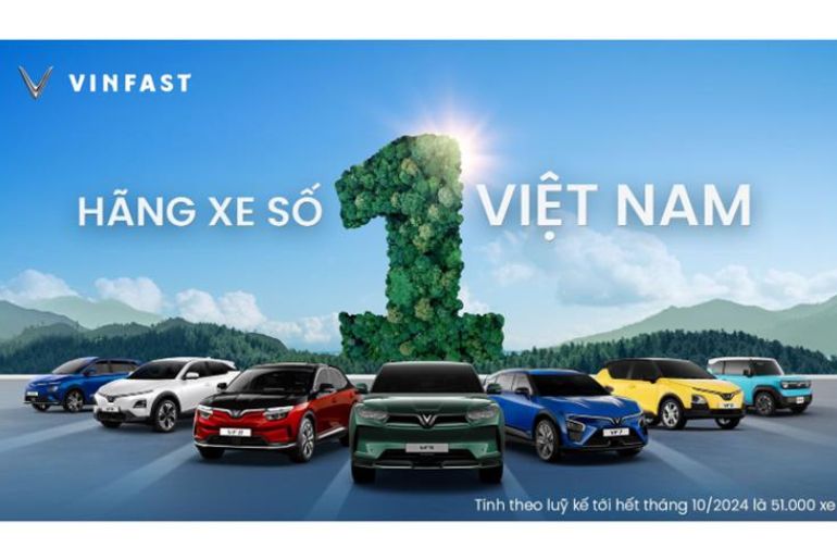 VinFast Leads Vietnam EV Market with 51,000 Units Sold