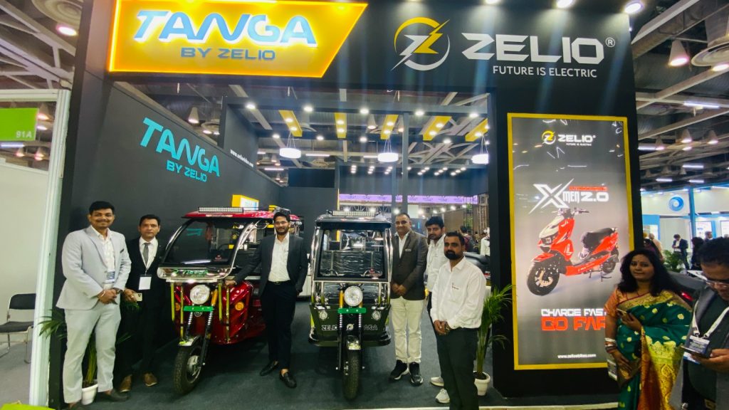 ZELIO Ebikes Debuts 'Tanga' E-Rickshaw at EV India Expo