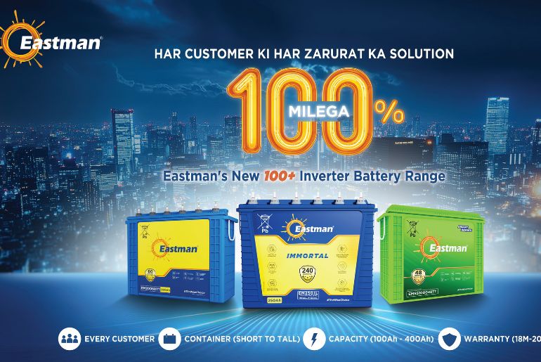 Eastman Launches India's Largest Inverter Battery Range