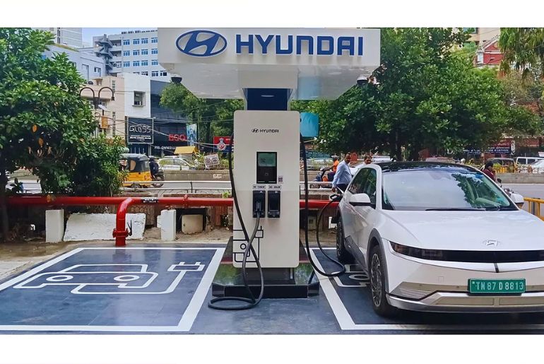 Hyundai India to Establish 600 EV Fast Chargers by 2031