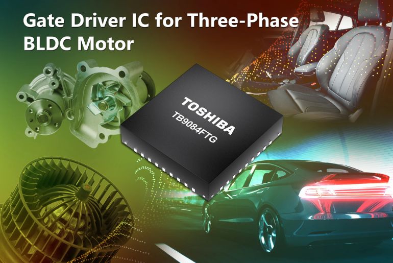 Toshiba Unveils Gate Driver IC for Automotive Motors