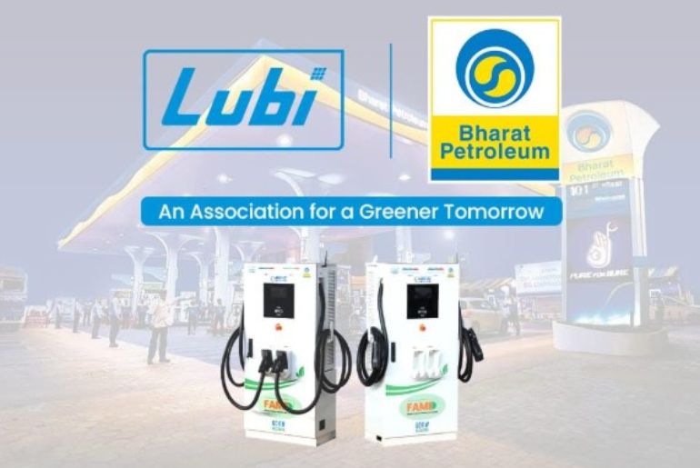 BPCL Chooses Lubi to Install 1,400 Fast EV Chargers