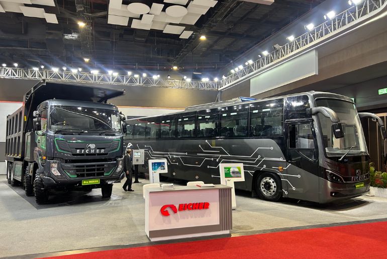 EV, LNG Lead VECV’s Display at Bharat Mobility Expo 2025