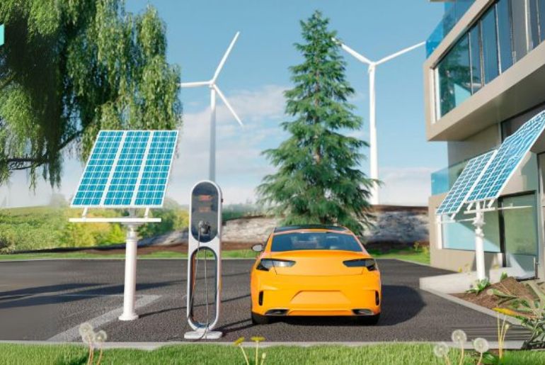 The Role of Renewable Energy in EV Charging Stations